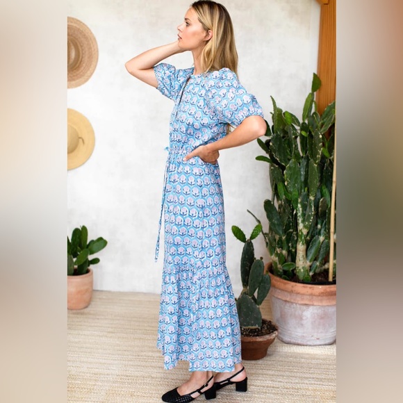 NWT, Emerson Frye, Lucy dress in blue - Picture 1 of 5